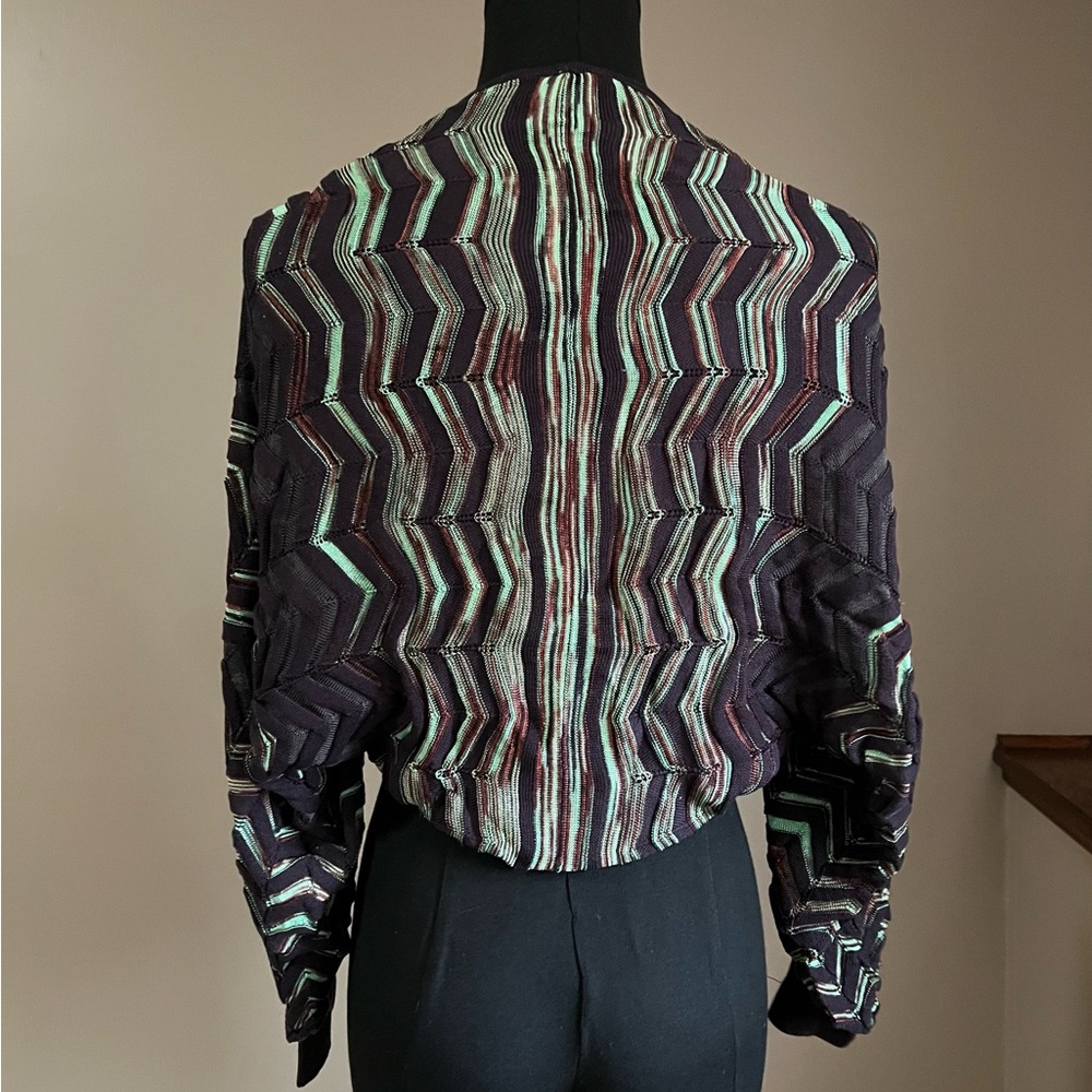 Missoni M Chevron Patterned Women's Shrug Sweater OS